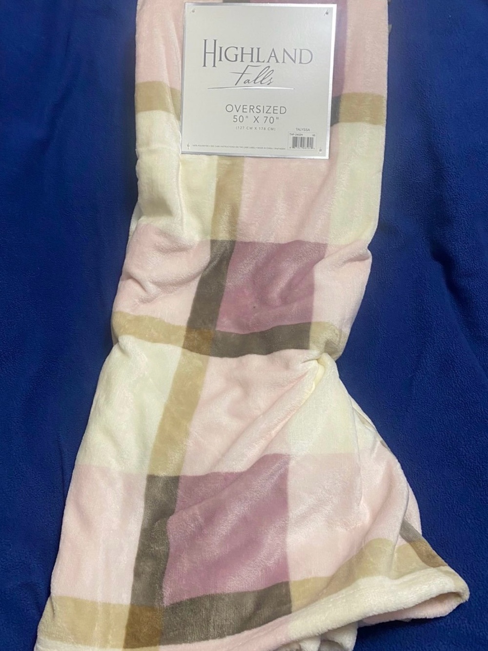 Highland Falls Talyssa Design Oversized Throw.